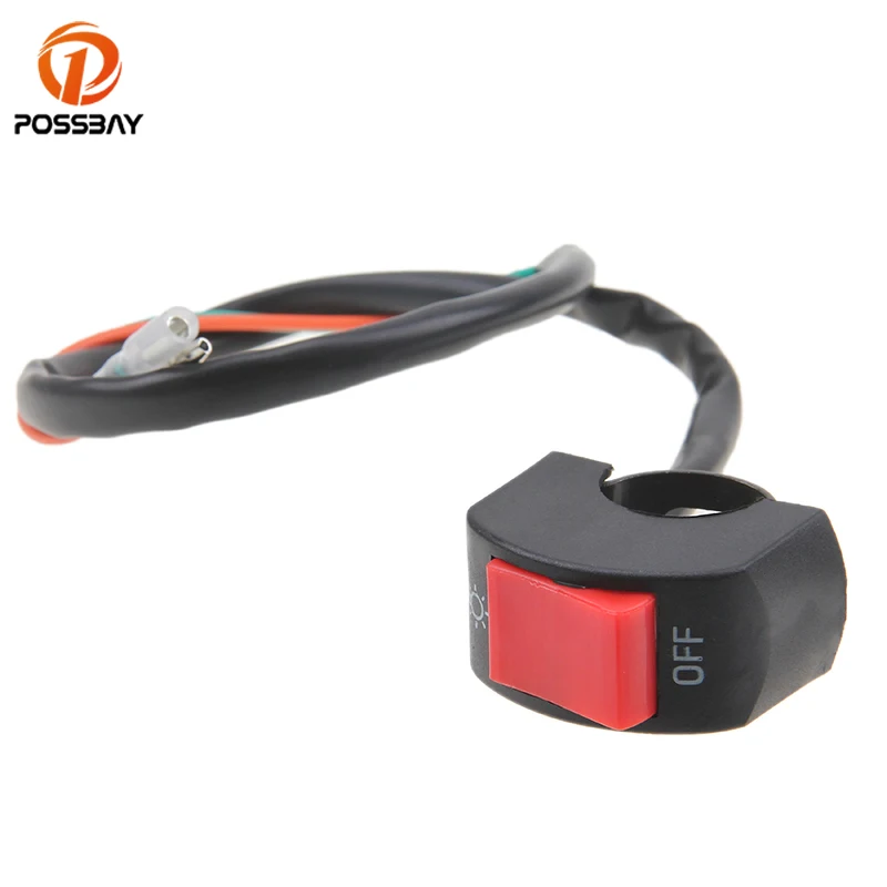 Универсальные переключатели POSSBAY для мотоциклов 12 В 22 мм|Переключатели
