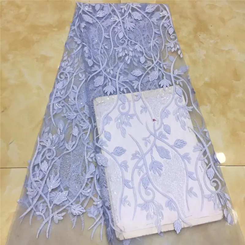 2019 французский нигерийский Тюль кружевная ткань Высокое качество африканская