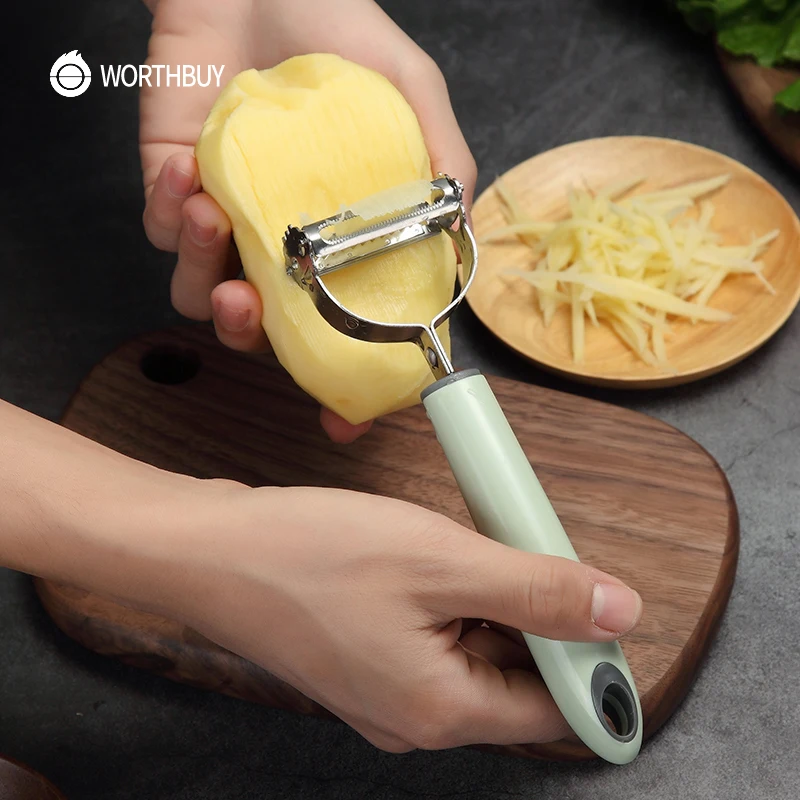

304 Stainless Steel Multifunction Vegetable Grater Vegetable Slicer Double Planing Potato Fruit Peeler Kitchen Accessories