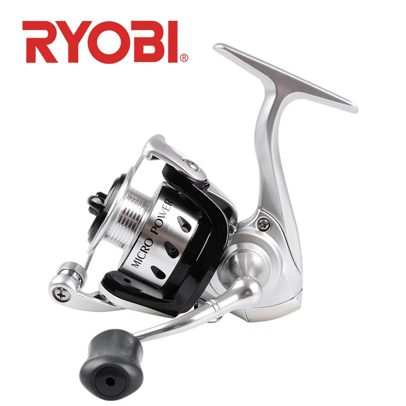 

Рыболовные катушки RYOBI MICRO POWER 500/800, спиннинговые Катушки 3 + 1BB, рыболовное снаряжение для ловли карпа, максимальное количество: 1, 3 кг, металлическая самоблокирующаяся ручка