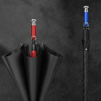 black outdoor umbrella long handle adult windproof uv protection large fashion umbrella sombrilla playa rain gear bd50uu