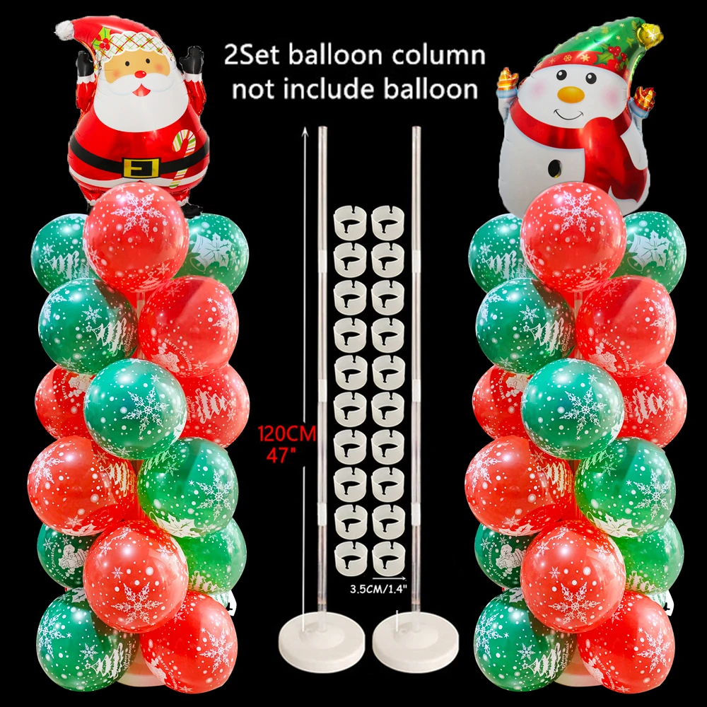 Balloon Stand Holder Column Confetti Balloons Happy Birthday Balons Kids Baby Shower Wedding Christmas Decor Supplies