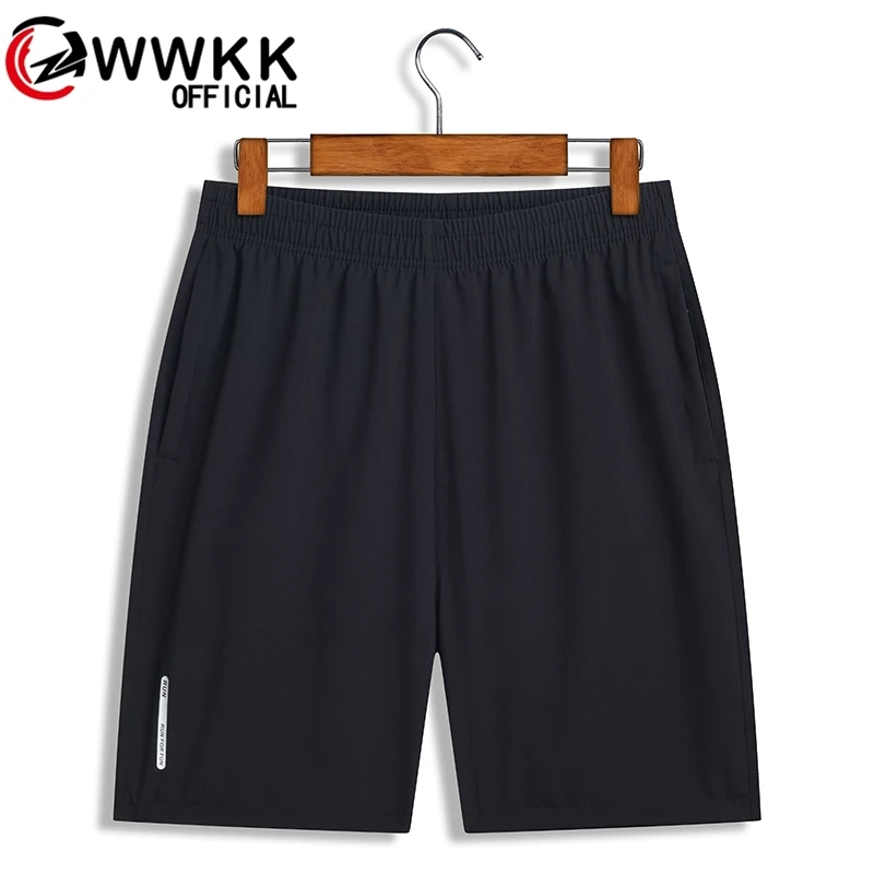 

WWKK New 2020 Summer Mens Fitness Bodybuilding Breathable Short Gyms Men Casual Joggers Shorts Large size L-8XL Wholesale
