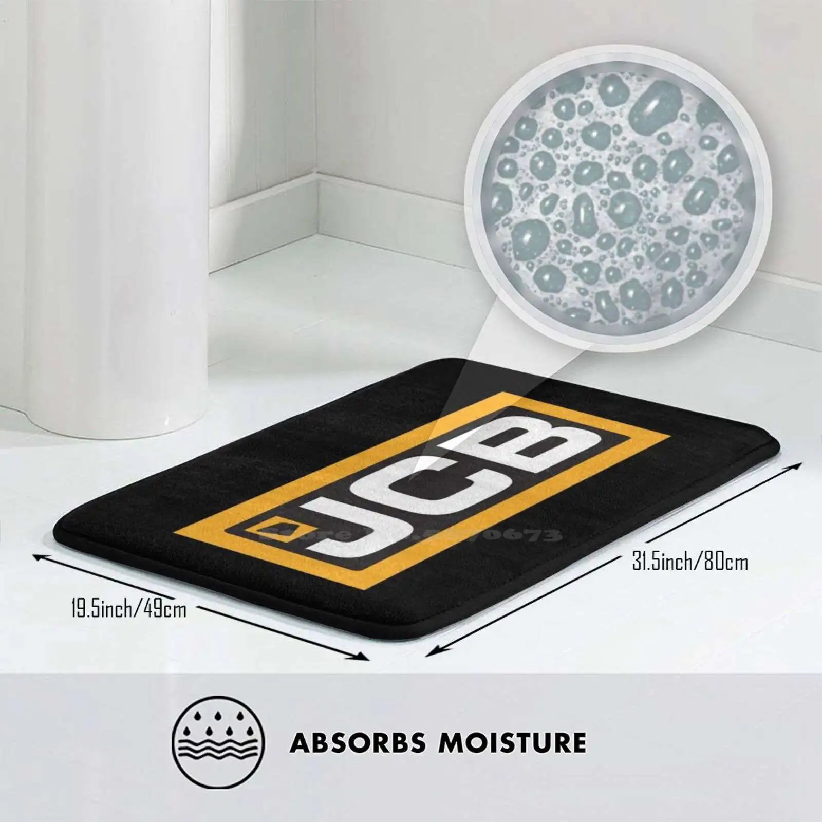 Коврик для двери с логотипом Jcb коврик ног домашний J сельскохозяйственный John