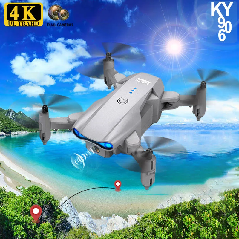 Мини-Дрон Ky906 с двойной камерой 4K Hd время полета 15 минут | Игрушки и хобби