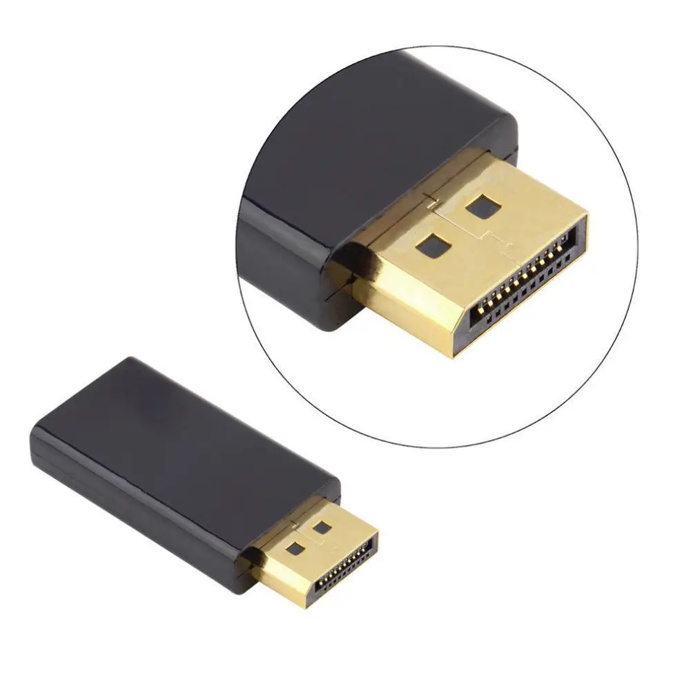 Переходник DP папа-HDMI-совместимый адаптер мама плоский Коннектор конвертер для HDTV