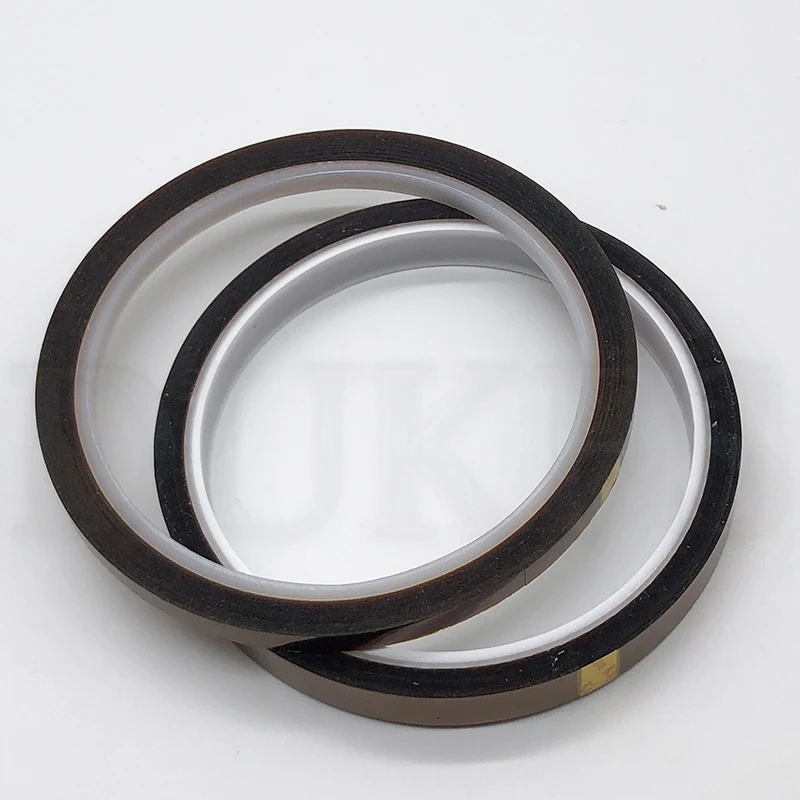 5mm 6mm 8mm 10mm 12mm 20mm 30mm 50mm x 33M Brown Heat Resistant High Temperature Polyimide Adhesive Tape | Инструменты