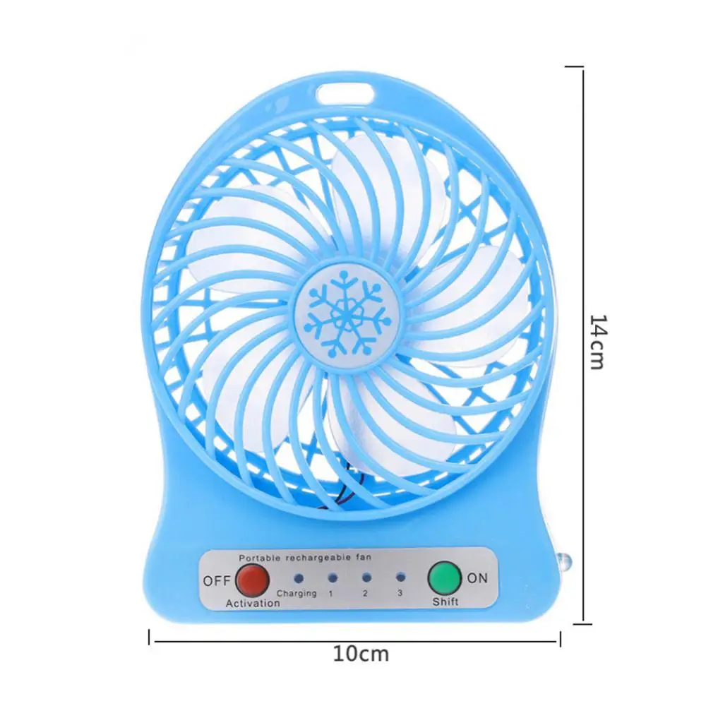 

Portable USB Table Fan Desk Type Rechargeable Cooling Mini Desk Fan 5 colors 3 Speeds Adjustable Air Cooler Cooling Fans