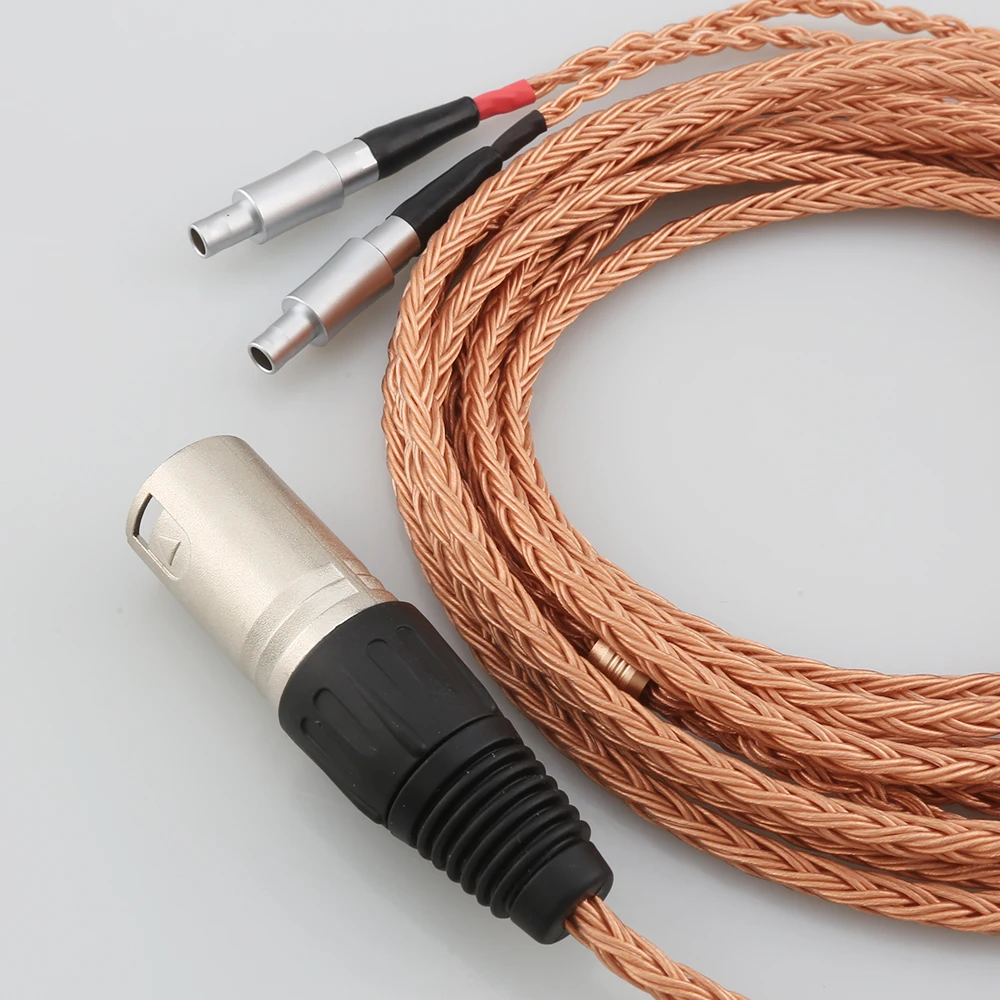 high quality 16 core 99 7n occ earphone cable for sennheiser hd800 hd800s hd820s hd820 enigma acoustics dharma d1000 headphone free global shipping