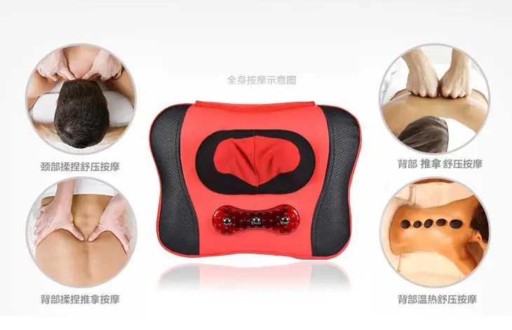 Многофункциональная Массажная подушка для шеи плеч талии тела наклона|massage