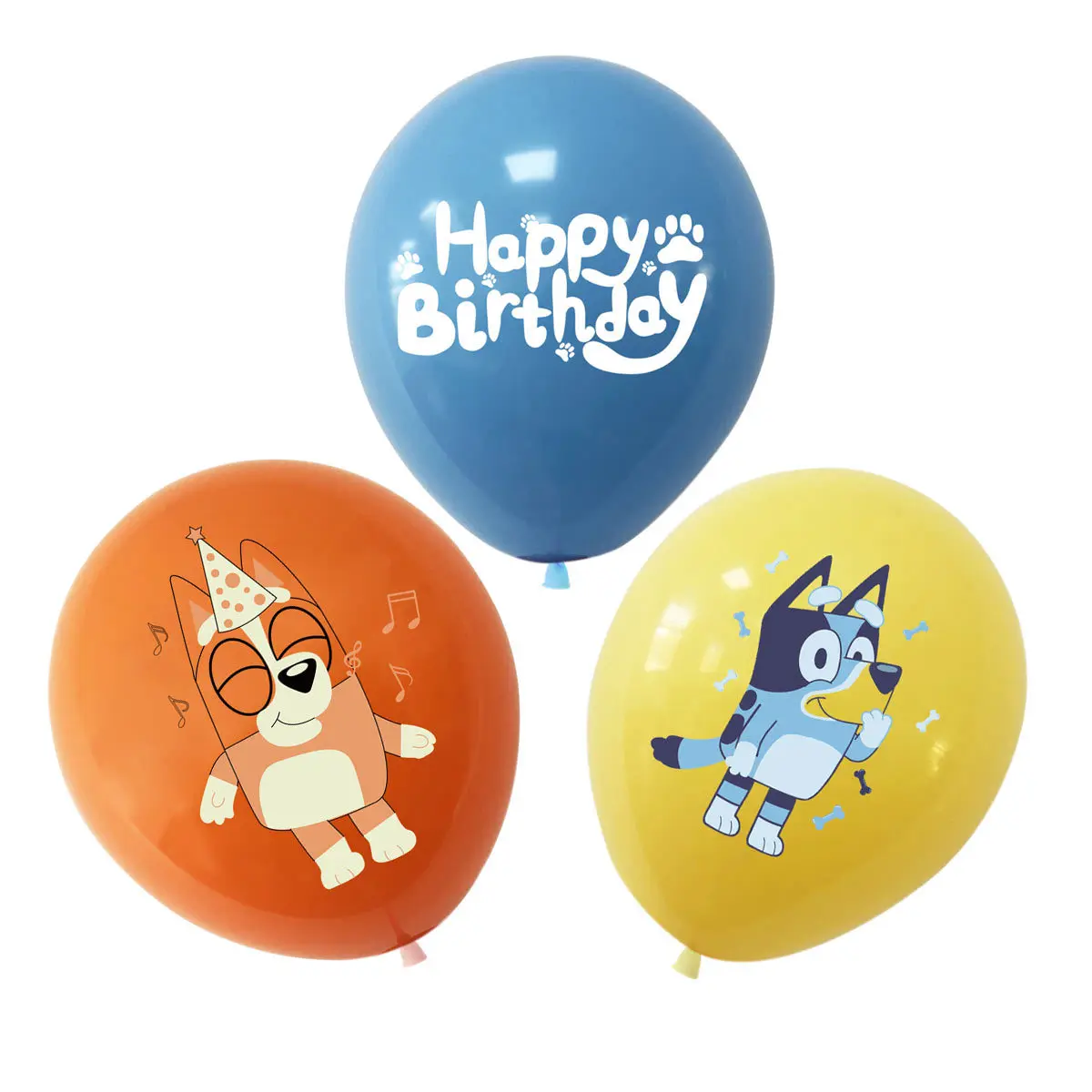 Bruy тема бинго 12 дюймов латексные шары для дня рождения ребенка Bluey фестиваль