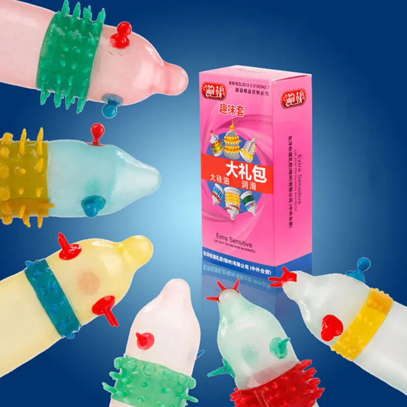 Весело веселье 6 шт. презервативы для вечеринок Пикантная Уникальная дизайн