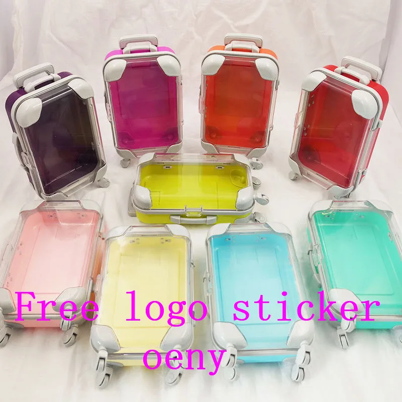 Новое поступление 2020 розовый чемодан для багажа роскошная норковая коробка