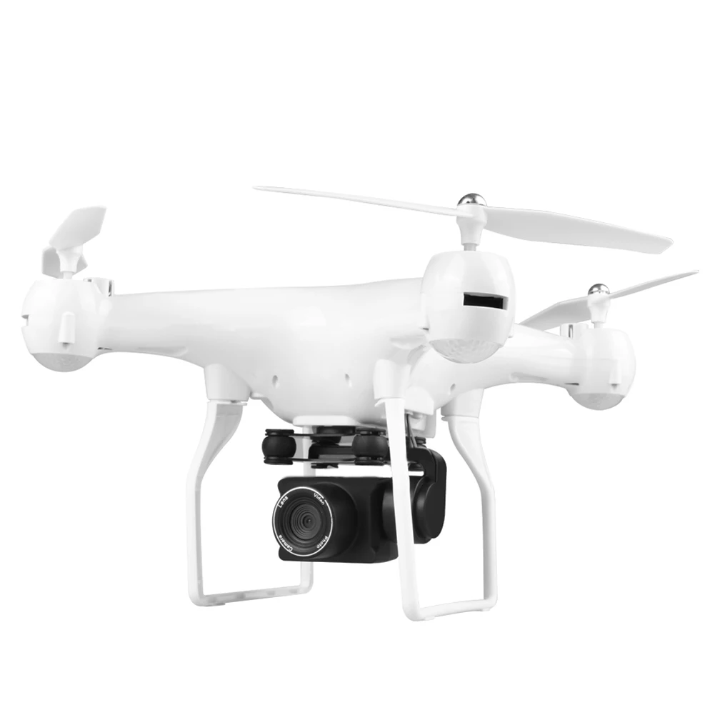 F68 игрушки HD камера трек полета Безголовый режим Дрон ABS Летающий RC Квадрокоптер оптический поток подарок в реальном времени широкий угол вертолет - Цвет: White 4K