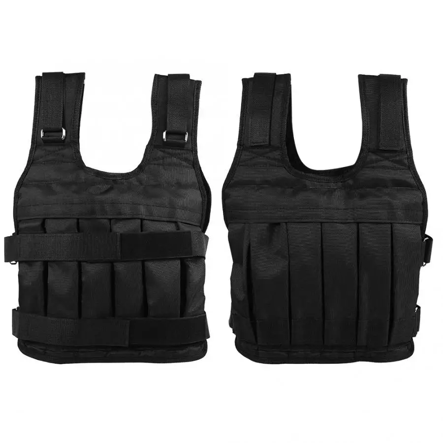 Прочный портативный утяжеленный жилет из ткани Оксфорд для тяжелых условий