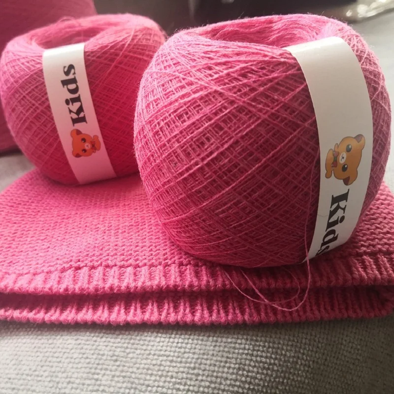 50 граммов/мяч 100% хлопчатобумажная пряжа вязание крючком мягкие теплые