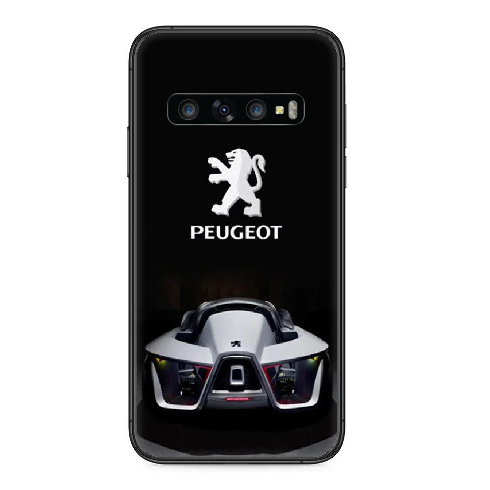 

PEUGEOT cool soprt car Phone case For Samsung Galaxy S 10 20 3 4 5 6 7 8 9 Plus E Lite Uitra black funda luxury prime fashion