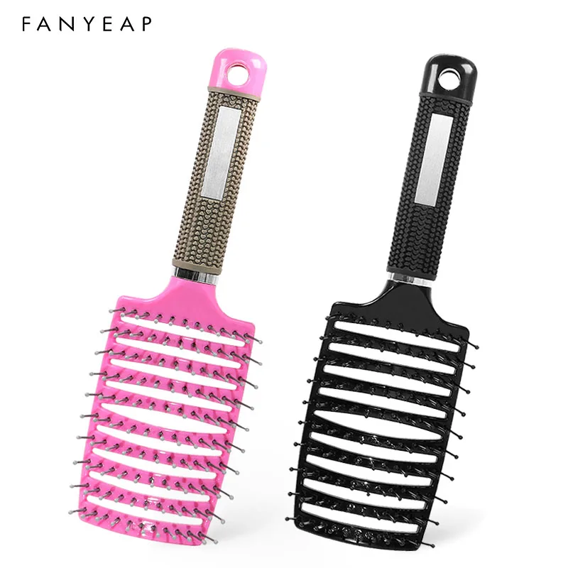 Щетка для волос массажная Расческа кожи головы щетка с нейлоновой щетиной