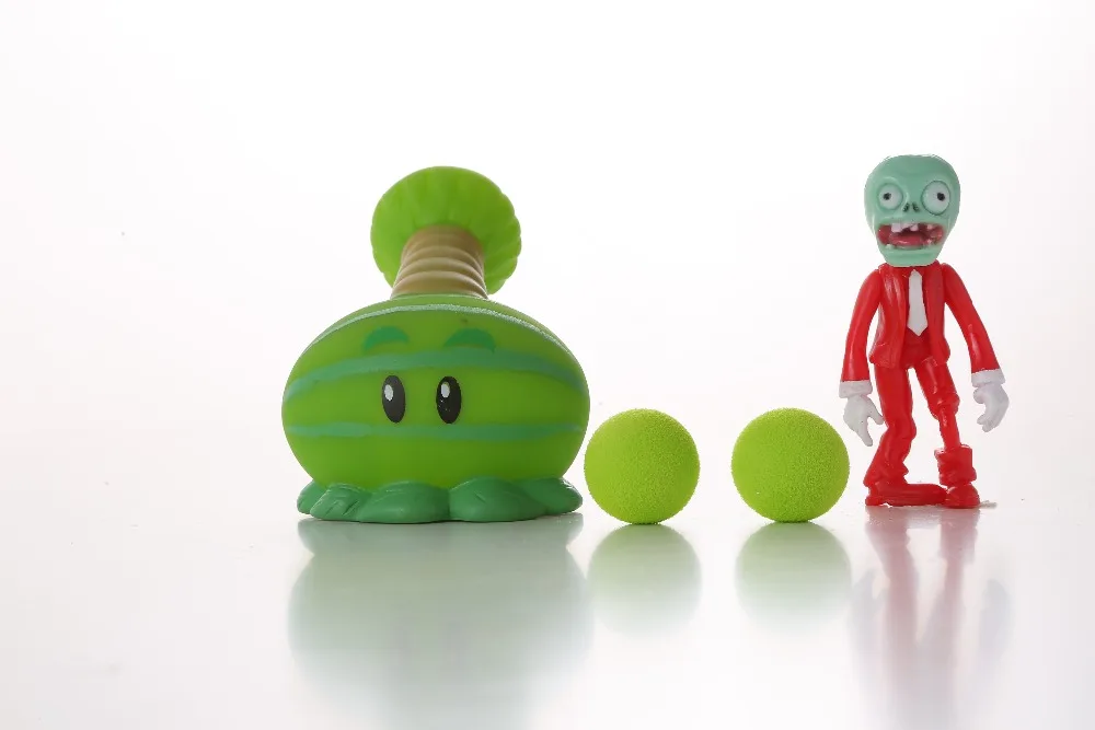 PVZ Растения против Зомби Peashooter ПВХ фигурка модель игрушки подарки игрушки для детей высококачественные игрушки, в OPP пакете