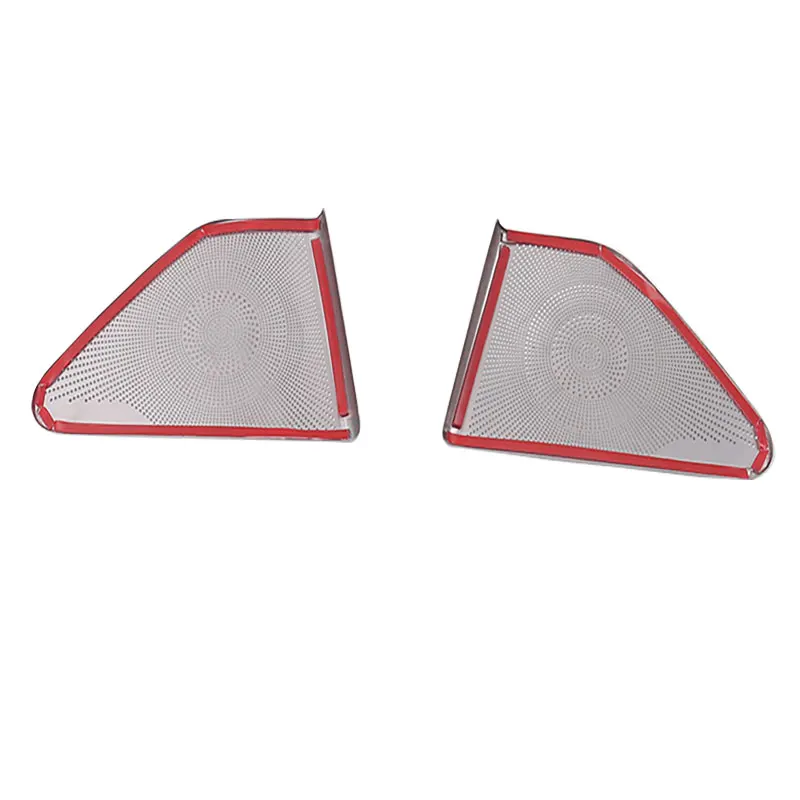 Для Tesla Model 3 18 20 Нержавеющая сталь Серебристая задняя + передняя дверь крышка