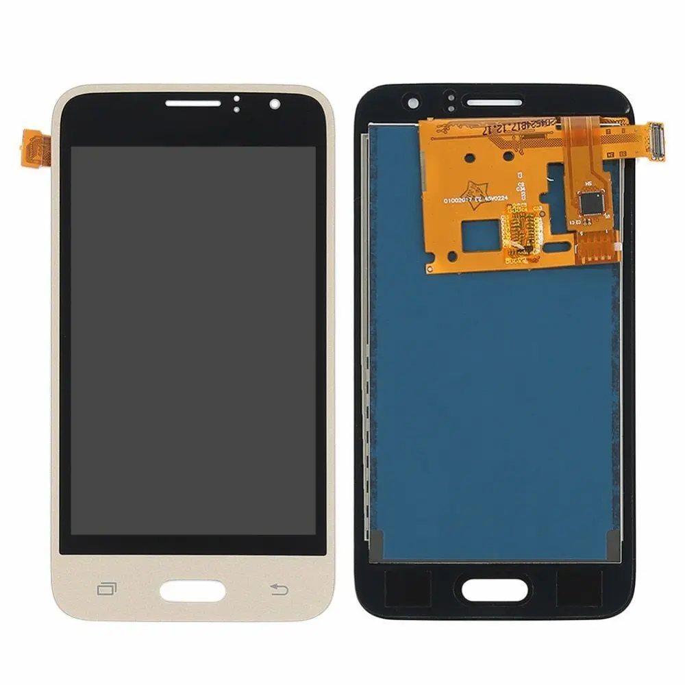 Супер AMOLED lcd для samsung J1 2016 J120 SM J120F дисплей сенсорный экран регулировка яркости ЖК