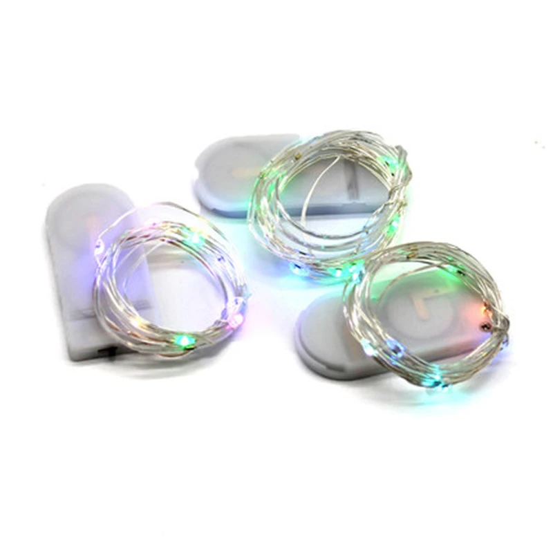 10 шт. светодиодный светильник s Сказочный 2 м 3M 5 кнопка на батарейках гирлянда