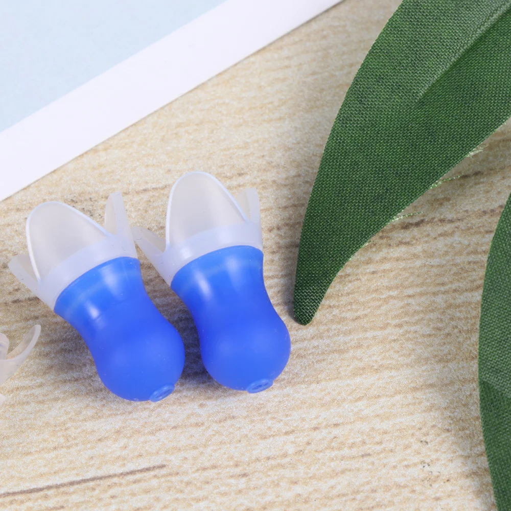 

1 Set of Sound Proof Earplug Noise-proof Protective Earplug Sleeping Ear Caps Noise Prevention Earplugs (Black Filter, Blue Earp