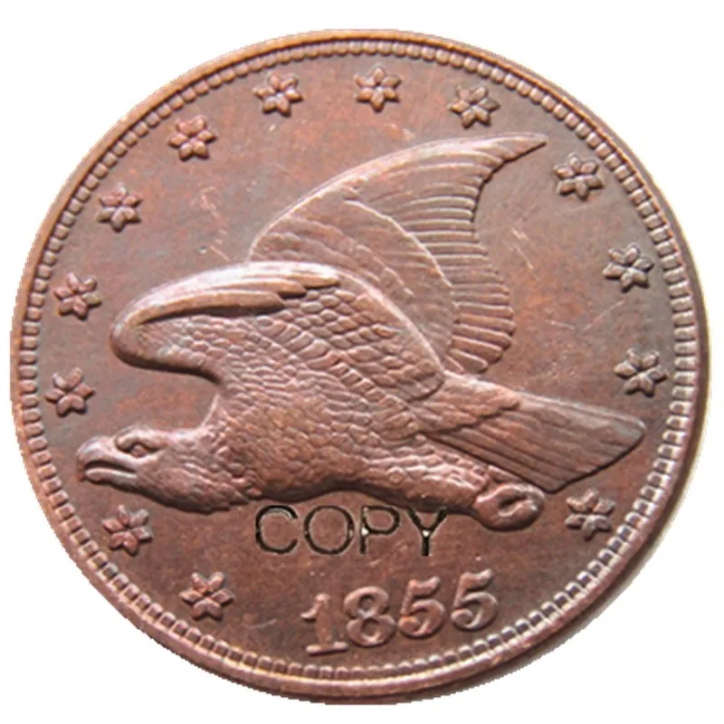 5 шт. США 1854-1858 новый Летающий орел Cent КОПИЯ декоративная монета | Дом и сад