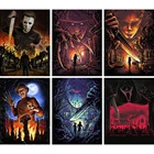 Алмазная 5D картина сделай сам с изображением фигурок убийц michaelонлайн Фредди, полная вышивка, вышивка крестиком, мозаика, домашний декор, подарок