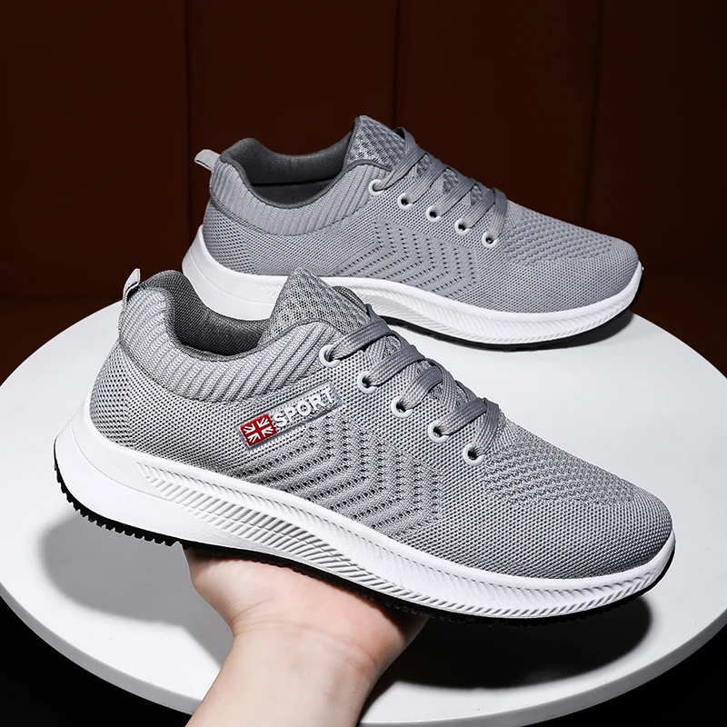 

PUPUPDA Men Shoes Summer Mesh Casual Shoes Male Comfortable Running Sneakers Male 2021 Tennis Shoe Zapatillas Hombre