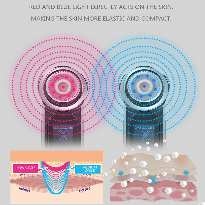 Устройство для ухода за кожей лица радиочастотный микротоковый мини Hifu удаление