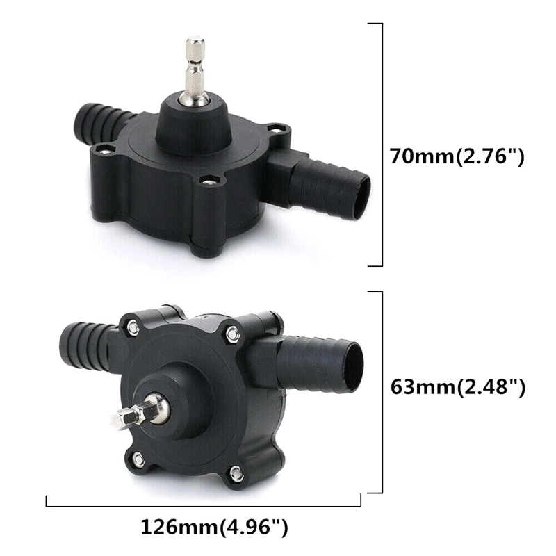

Portable Electric Drill Pump Self Priming Transfer Pumps Oil Fluid Water Pumps Electric Drill Driven Self-Priming Pump Tools