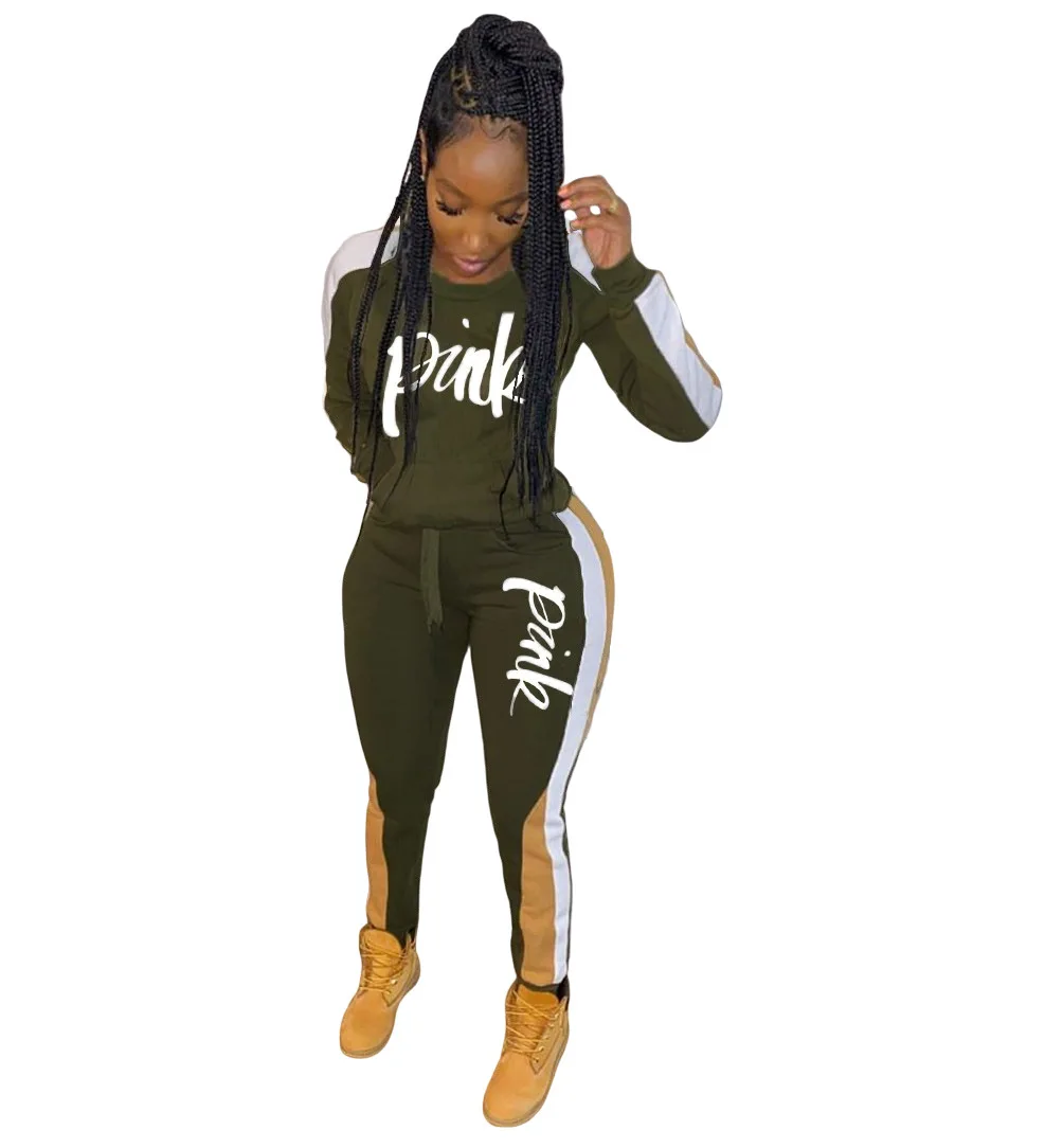 Осенний Камуфляжный мягкий Повседневный сексуальный комплект 2019 с круглым