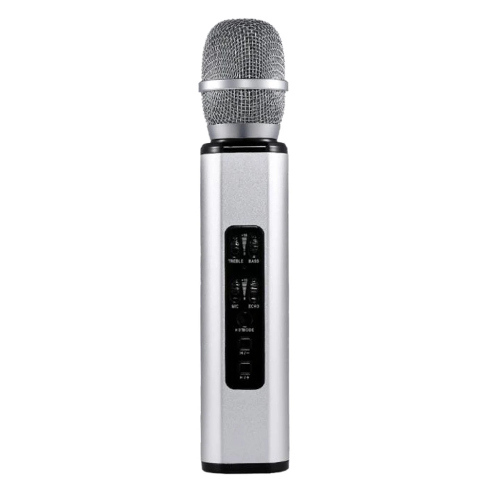 

HOT Multi Functional Wireless Bluetooth Karaoke Microphone Double Speakers Portable Smart Karaoke Mic For Mobile Phone