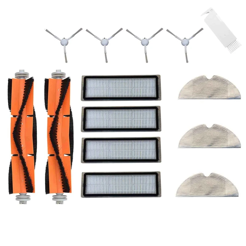 

Набор аксессуаров: тряпка, щетка для бака с водой, фильтр НЕРА, ролик для робота-пылесоса Xiaomi Mijia 1C STYTJ01ZHM Mi, запасные части