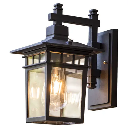 Европейская простая светодиодная Водонепроницаемая наружная настенная лампа