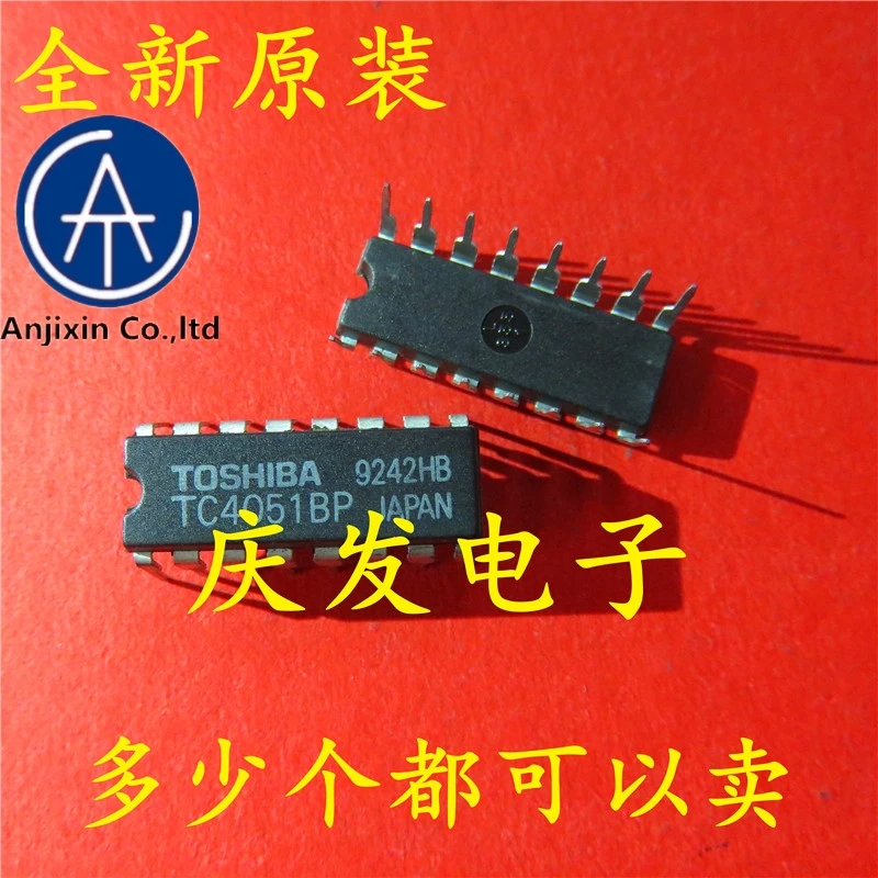 

10pcs 100% orginal new 100% quality real stock TC4051BP TC4051 DIP16 analog switch