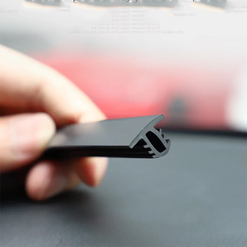 

Car Rubber Sealing Strip 1.6M Dashboard Sealing Strips Car Windshield U Shape Sound Insulation Auto Dashboard Seal Strips
