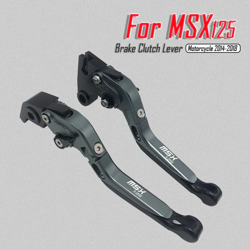 

MSX 125 For Honda MSX125 Grom 2014 2015 2016 2017 2018 Motorcycle CNC Adjustable Folding Extendable Brake Clutch Levers