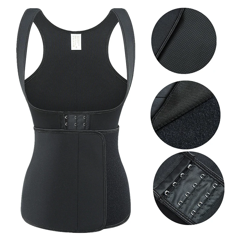 

Neoprene Body Shaper Sauna Sweat Suit Slimming Sheath Fitness Workout Corset Top Shapewear Trimmer Belt Women Waist Trainer Vest
