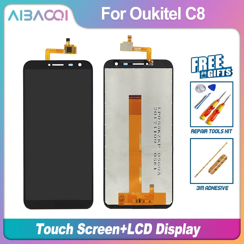 AiBaoQi новый оригинальный 5 дюймовый сенсорный экран + 1280x640 ЖК дисплей в сборе