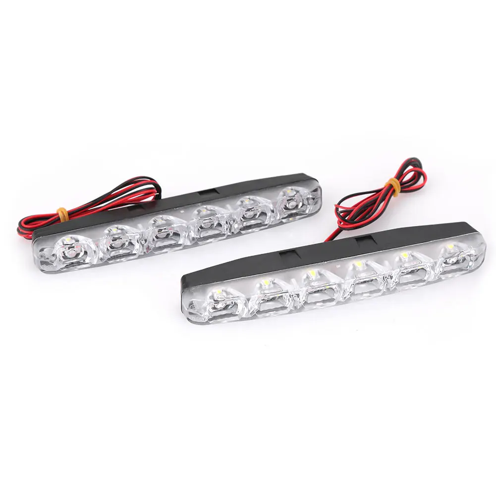 

6LED Car Led Lights Waterproof Light Daytime Light Running Fog Lamp Car Lights