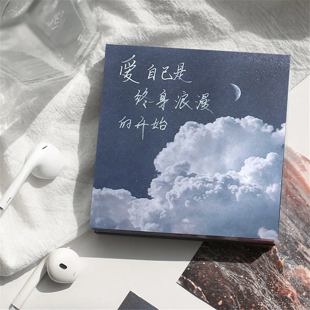 

90 Pcs Love Freedom Series Memo Pads with 6 Sheets Stickers DIY Scrapbooking Note Pads School Office Supplies Korean Stationery