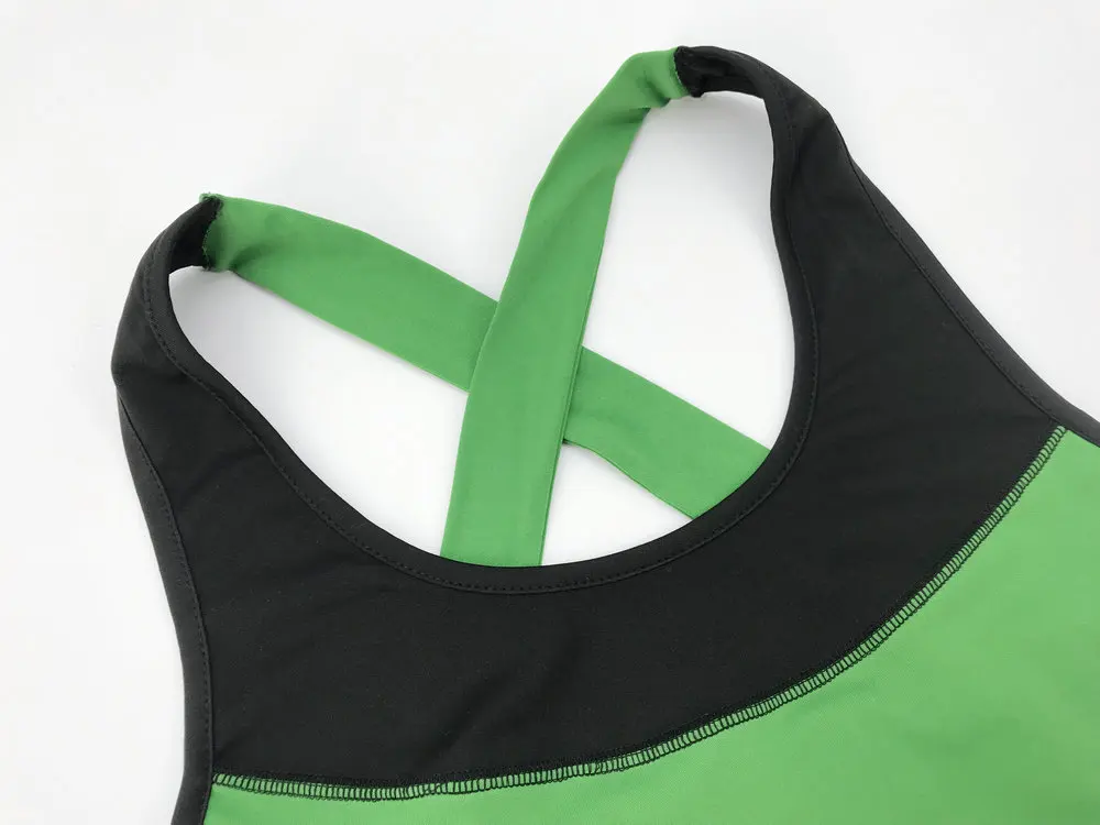 

Women Jumpsuit Summer Color Matching Sexy Off Shoulder Back Hollow Out Cross Strap Backless Fitness Playsuit Ladies Slim Rompers