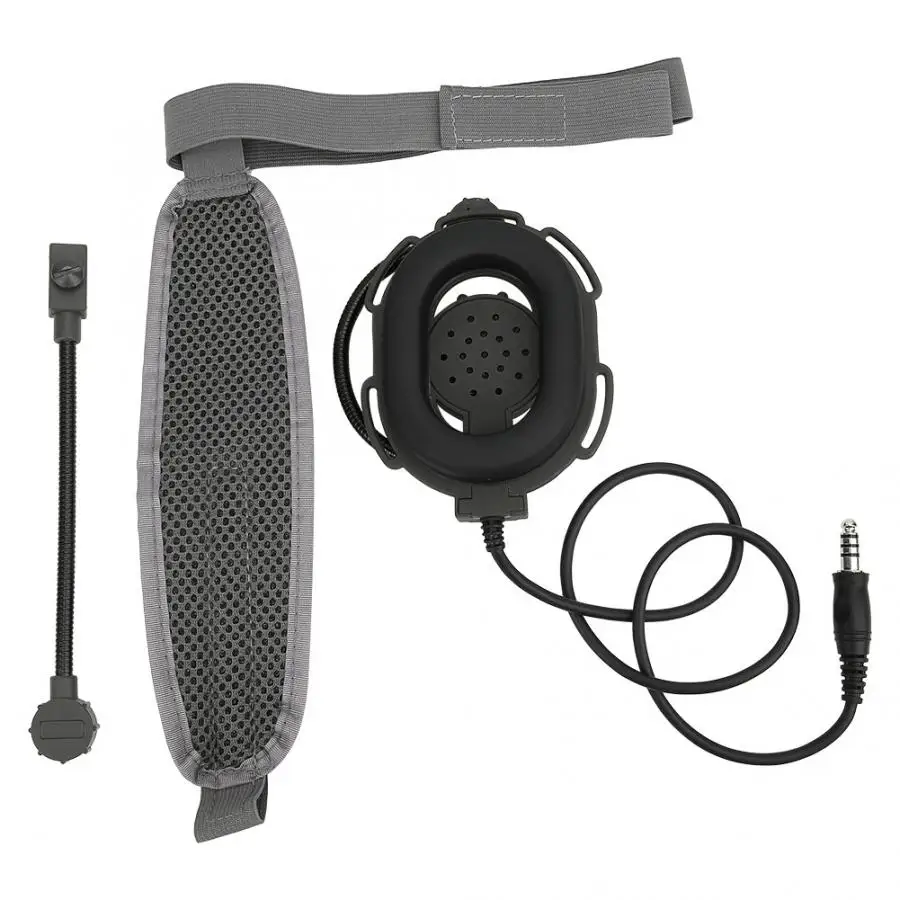 Профессиональная пластиковая односторонняя гарнитура с регулируемой повязкой