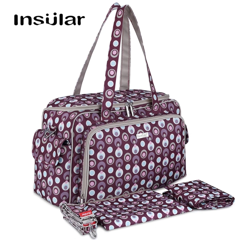 

Insular Baby Diaper Bag for Stroller bolsa maternidade Waterproof Large Mummy Bag Maternity Bolsos Baby Changing Bags For Mom