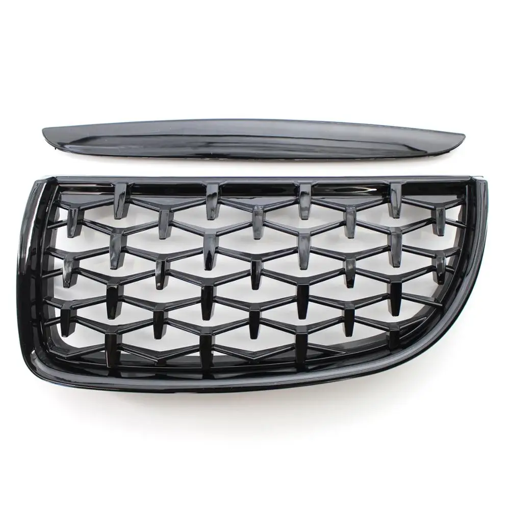 Автомобильный гоночный гриль в алмазном стиле для BMW 3 серии E90 E91 318i 320i 325i 328i 2005 2008