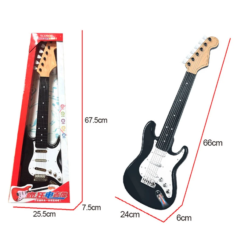 Электрогитары игрушки для детей Детские музыкальные начинающих Классические 6