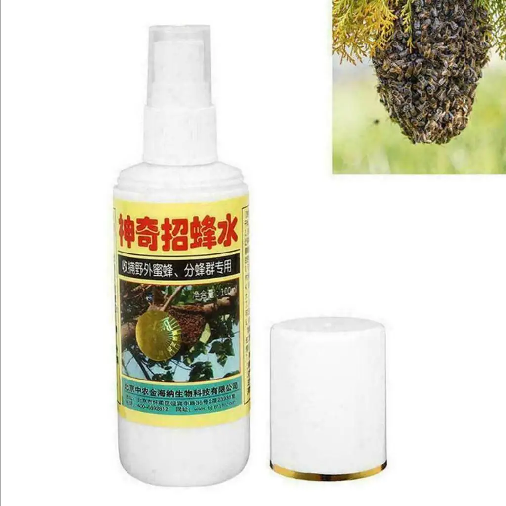 

100ml Honeybee Swarm Lure Attract Trap Free Bees Beekeeping Secret Tool