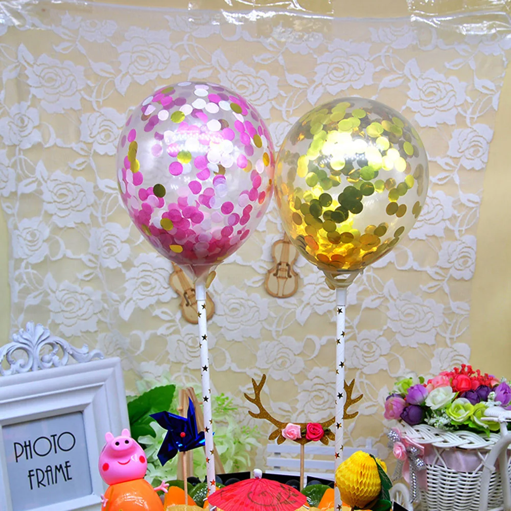 5 дюймов конфетти шары мини торт Топпер вечеринка Декор для свадебного декора |